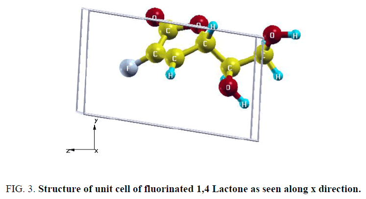 chemical-technology-Lactone-along-x-direction