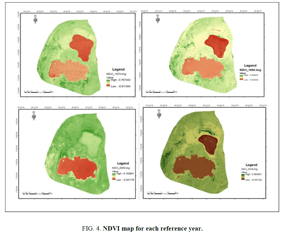 environmental-science-NDVI-map