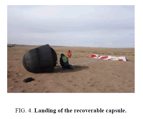 space-exploration-Landing-recoverable-capsule